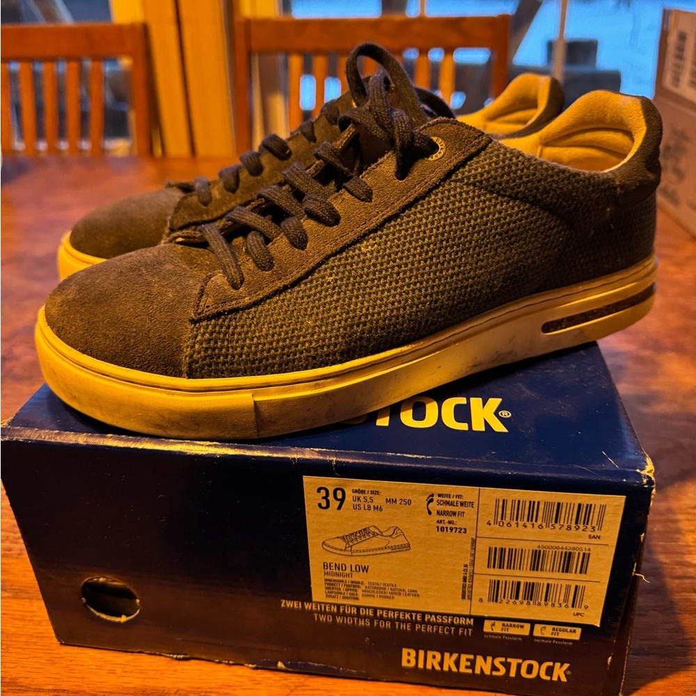 Birkenstock women’s Black and Tan Sneakers